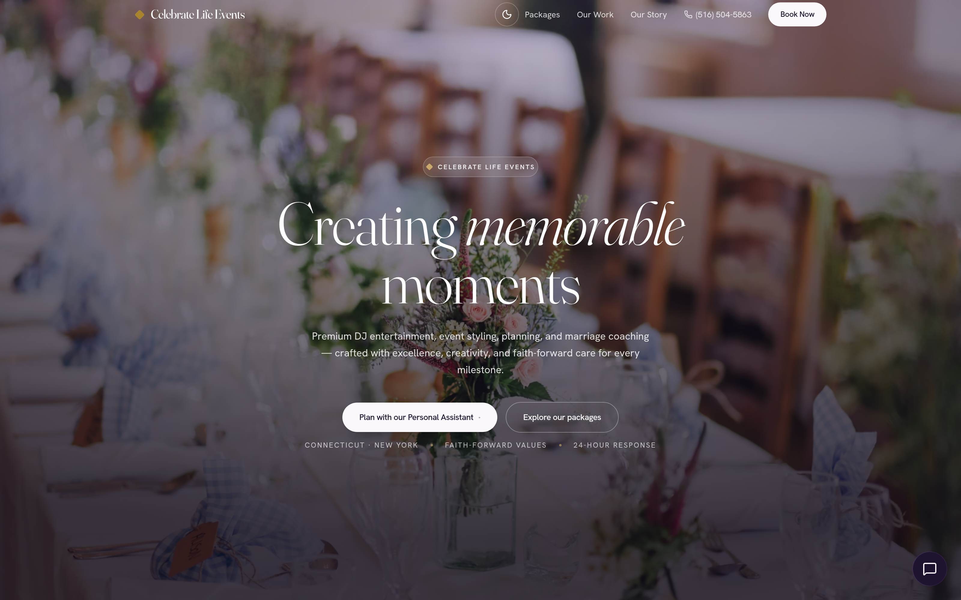 Celebrate Life Events website
