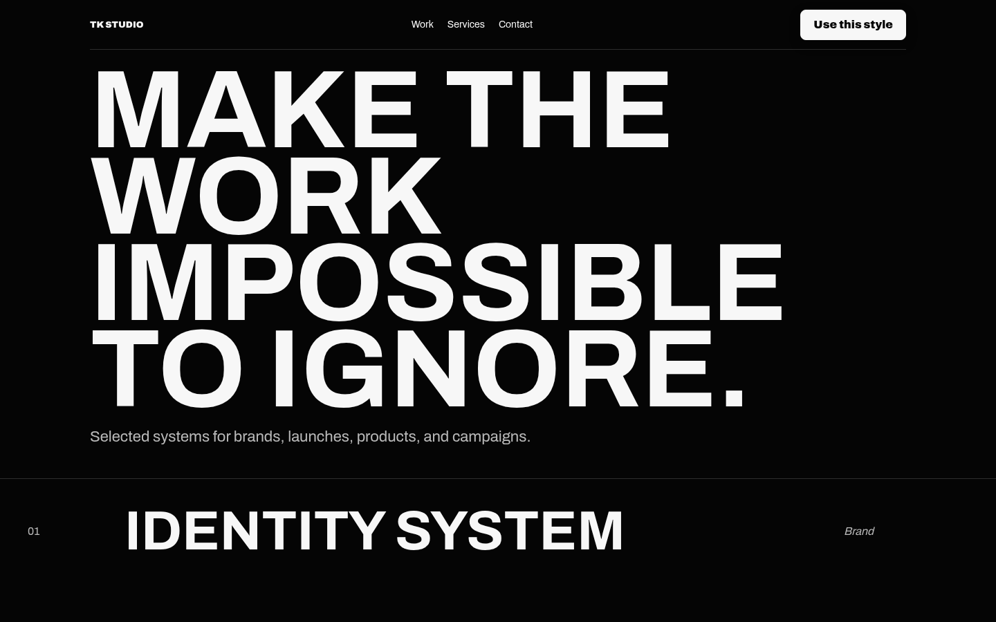 Agency Blackbook template