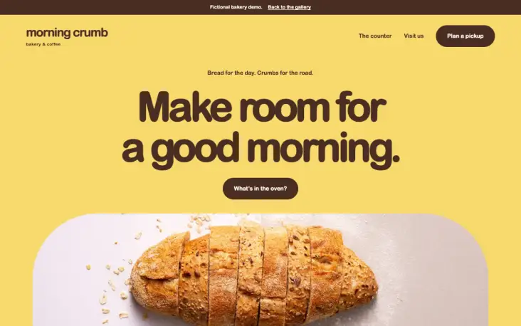 Morning Crumb template