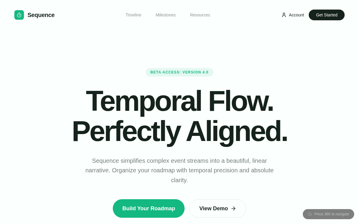 Sequence template